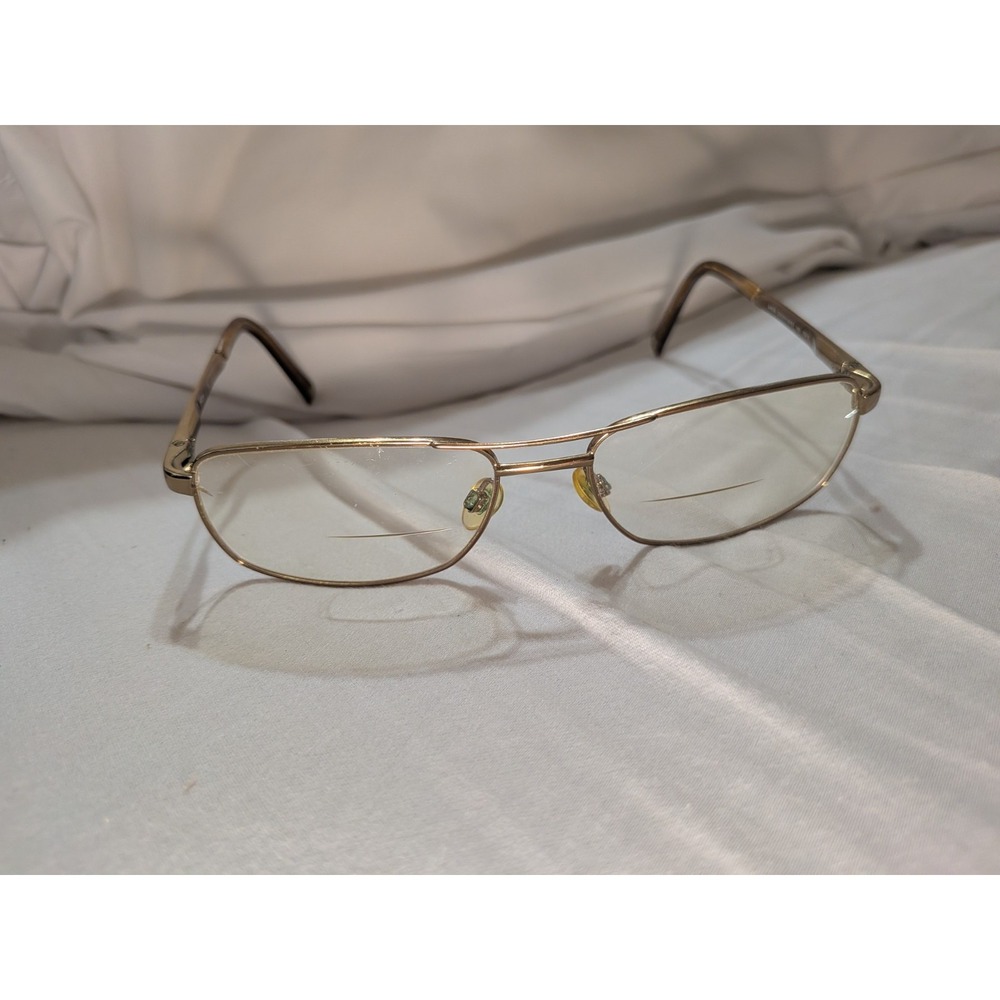 Altair A4026 200 Whiskey Gold Aviator Glasses Frames 56-17-140